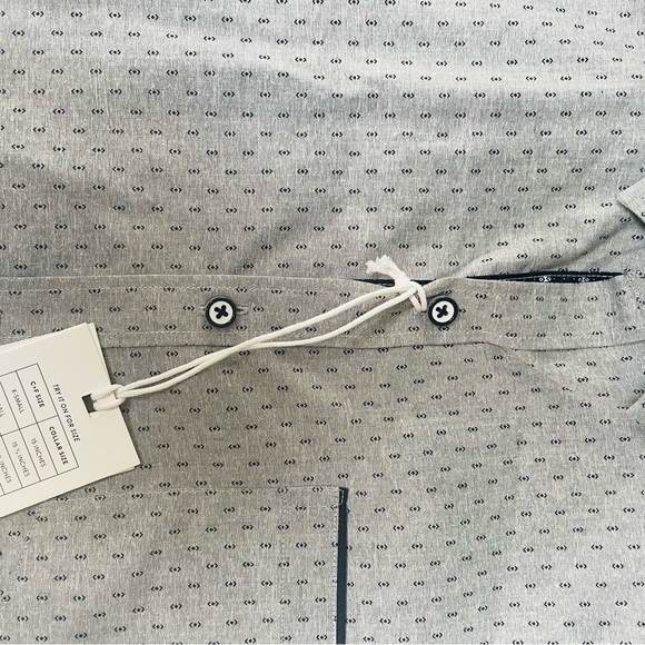 Gray Casual Button Down Shirt with Crisp Finish - Picture 9 of 16